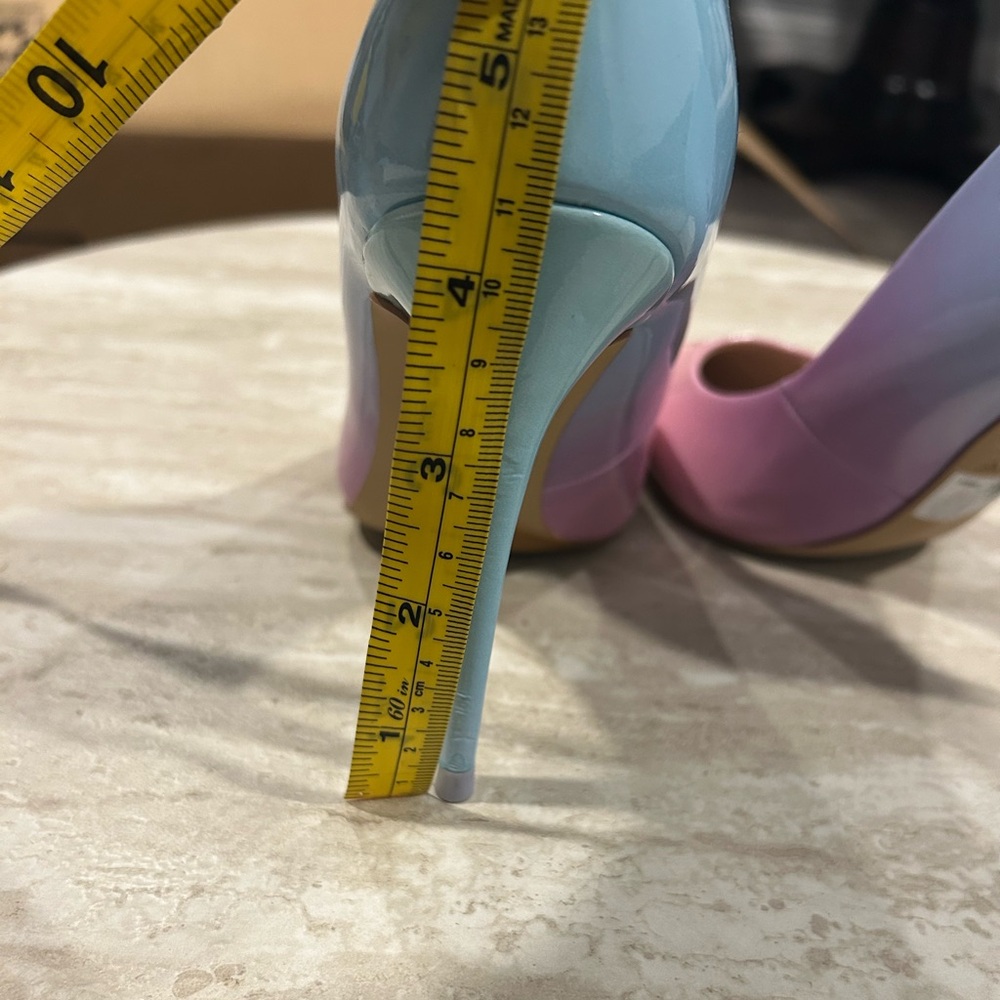 Aldo Pink and Blue Gradient Stiletto Heels - Picture 9 of 9